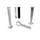 Ściągacz 3-ramienny Aligator 350 x 275 mm z wstępnie ustawianymi ramionami do ściągania wewnętrznego i zewnętrznego seria 12-A KUKKO kod: 12-5 - 6